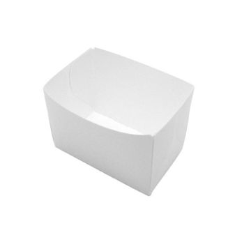 Tray white 330ml high 100x60x40mm, 250 pieces