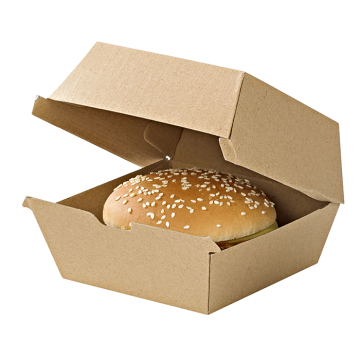 HAMBURGER BOX kraft 175x155x80mm, 50 pieces