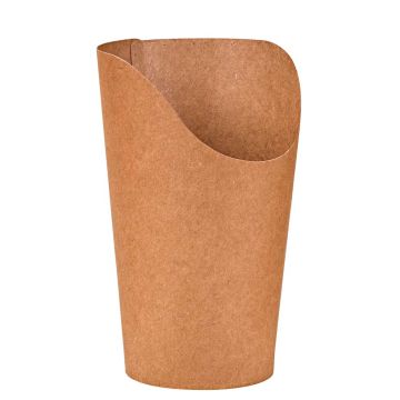 Kubek wrap/tortilla średni op.50szt. h.135mm/fi.85mm kraft (k/20)