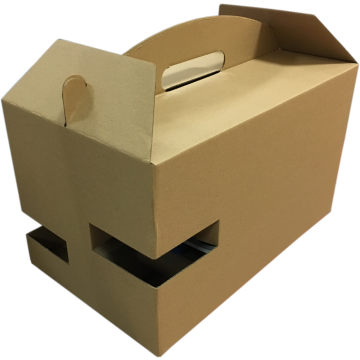 Box with holder DIETA BOX for lunch boxes + 2 bottles/cups, 325x197x195 50 pieces