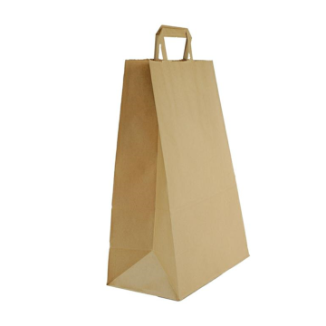 Block bag P 280x160x405mm BROWN 80g (k/125) flat ear