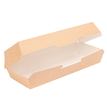 Kraft panini box 26.5x12.2x7cm, 50pcs. (k/6)