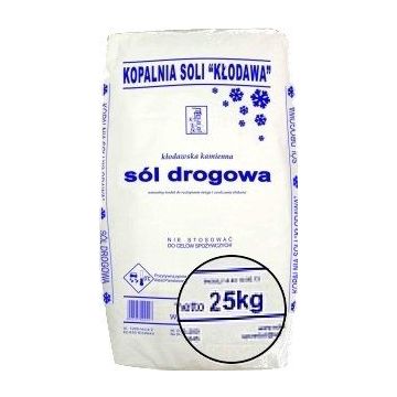 Rock salt for road 25kg