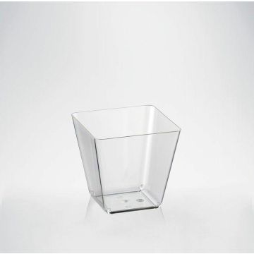 FINGERFOOD PS T cup 120ml SPACE2 56x56x56mm, op.24pcs (k/20) transparent