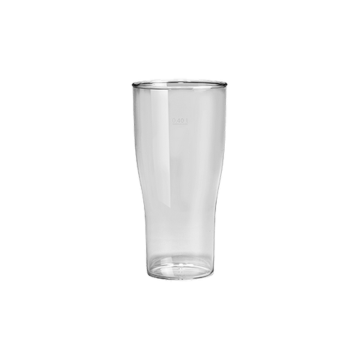 Beer glass transparent, SAN, 5 pcs. in pack