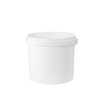 Bucket 3l white + lid 15pcs.