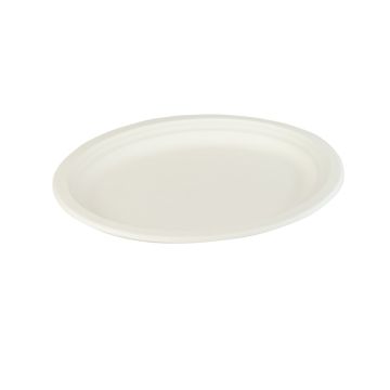 Oval sugar cane plate 32cm