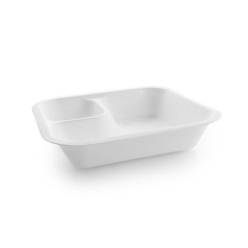 Series 4" Cane box with DIP 550ml VEGWARE 195x180x40mm, biodegradable, 50 pieces"