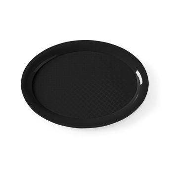 Fast Food Oval Tray Black