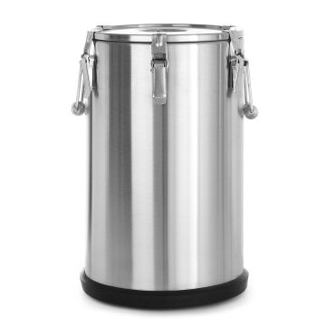 Steel food thermos with tap 35 liters - code 710302