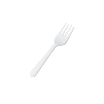 White salad / cake fork op.660 pcs. SUPERIOR reusable (k/5)