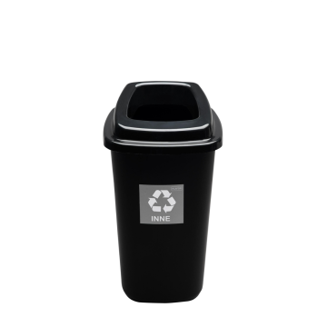 28 litre Sort Bin for separate collection of OTHER, black lid (k/8)