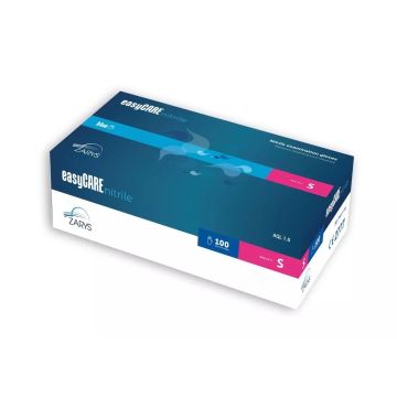 Nitrile gloves, diagnostic, blue, size S, non-sterile, powder free, 100 pieces