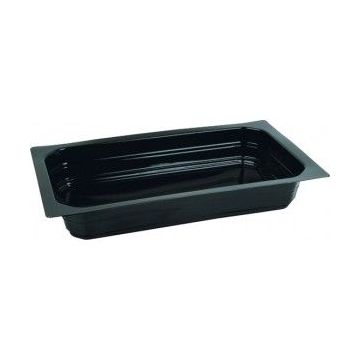 DUNI container PP 1/4GN black unsplit 265x162x40, price per package 225pcs