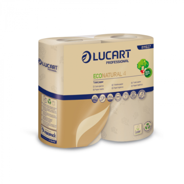 EcoNatural 4 LUCART toilet paper 44m, 2W 4 rolls