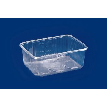 Rectangular container transparent KP-820 1000ml PP, price per pack 50pcs