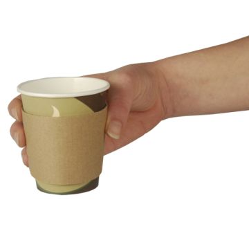 Cup protector -80mm pkg. 100pcs. for cups 250ml cardboard (27)