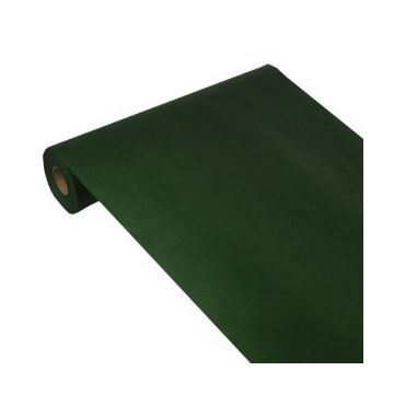 Table runner PAPSTAR Soft Selection in roll 24m/40cm dark green non-woven