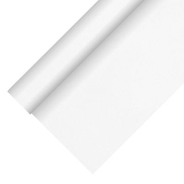 Tablecloths non-woven, PAPSTAR soft selection plus", size 25m/1,18m colour: white"