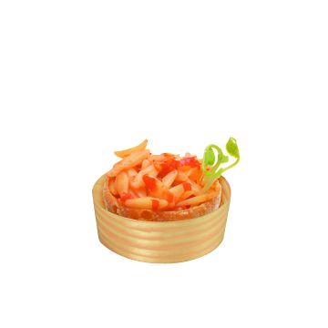 FINGERFOOD - round cups diameter 5xh.2cm wooden, 50 pieces