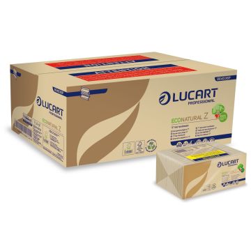 Ręcznik Z/Z Lucart Eco Natural 2 warstwy, 3960 listków