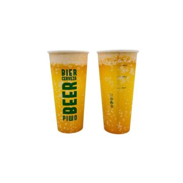 Kubek PAP/DSP SW 500ml nadruk "BEER" op.50szt (k/20) śr.90mm