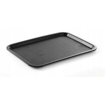 Polypropylene tray FAST FOOD black