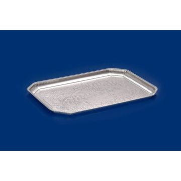 Rectangular aluminium tray 35x26cm 50pcs