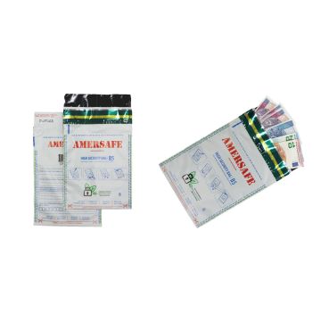 Security envelope B5 AMERSAFE WHITE - 175x255 mm (k/10) 40% RECYKLED PLASTIC, 100 pcs