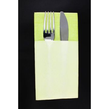 Etui pocket Airlaid Green 40x40cm op. 25 sztuk