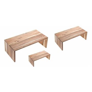 Acacia - buffet stand set of 3 pcs. 30x30x10