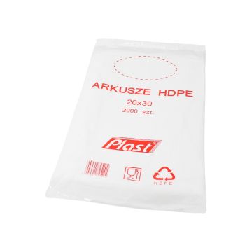 Arkusze HDPE 20x30cm op.2000szt.