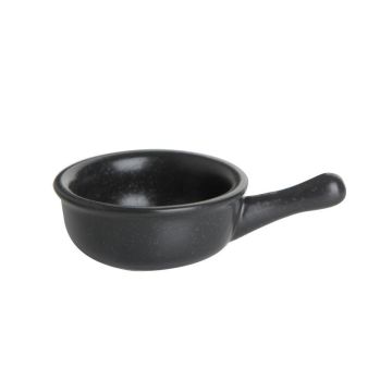 Fine Dine Mini dish with handle Coal diameter 60mm - kod 04ALM001704