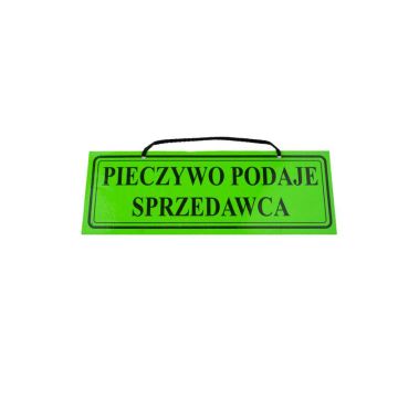 Tablica lamin. inf. 1/2 A4 PIECZYWO PODAJE SPRZEDAWCA