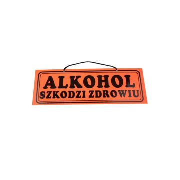 Tablica lamin. inf. 1/2 A4 ALKOHOL SZKODZ I ZDROWIU