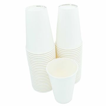 PAP/DSP cup SW 180ml white op.50pcs. (k/20) dia.70mm