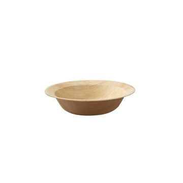 Bowl of palm leaves round 14cm deep, Palmware®, 25 pieces