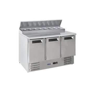 Refrigerated salad tables with extension 3 DOORS