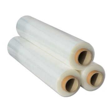 Pallet foil 50cm transparent 23micron stretch 2,8kg large roll