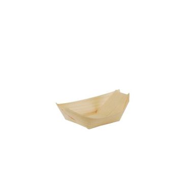 FINGERFOOD - wooden bowls 11xh.6,5cm boat", 50 pieces"