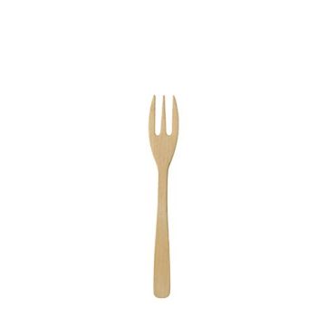 FINGERFOOD Forks 9.5cm, bamboo, op. 50 pieces