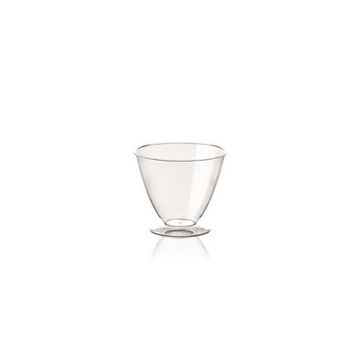 FINGERFOOD - glass 90ml transparent PS dia.6,5xh.5,6cm, 10 pieces