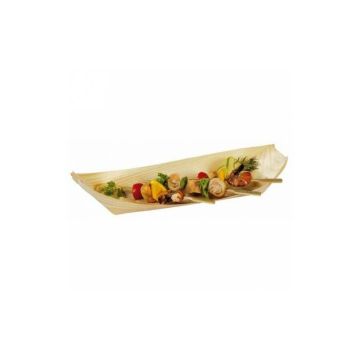 FINGERFOOD - Boats 24x11,5x2,7cm, wooden bowl, 50 pieces