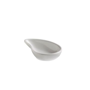 FINGERFOOD - DROP bowl dia 10x6,5x2,4 cm white melamine