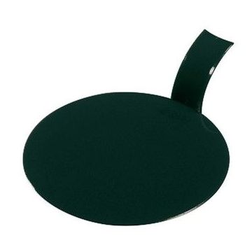 FINGERFOOD - round tray with handle black, diameter 8cm, 100 pieces