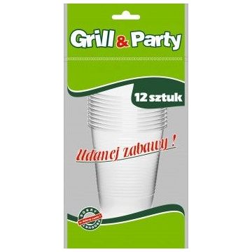 GRILL & PARTY - kubki jednorazowe 0,2l  op. 12 sztuk