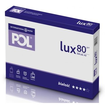 Copier paper IP POL LUX, A4, class B, 161CIE, 80 gsm, 500 sheets