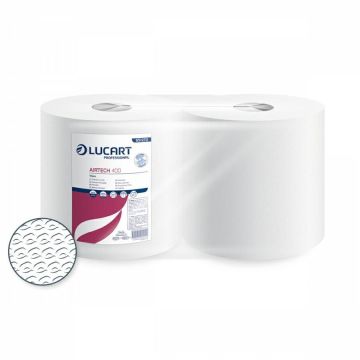 LUCART Cleaning cloth AirTech 400, 108m, 1-ply, 2 rolls