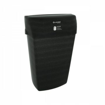 LUCART waste bin 23L EcoNatural black