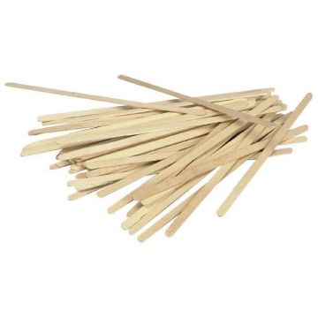 Wooden stirrers 19cm, 1000 pieces